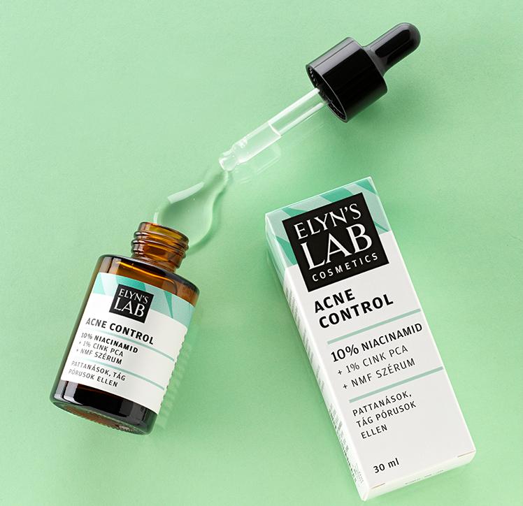 ACNE CONTROL 10% NIACINAMID + 1% CINK PCA + NMF SZÉRUM ZSÍROS, PATTANÁSOS BŐRRE