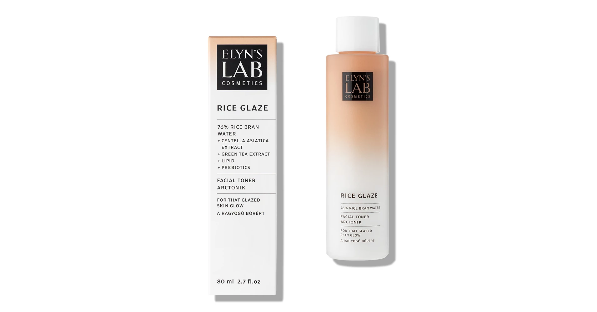 Rice Glaze ragyogásfokozó toner 76% rizskivonattal